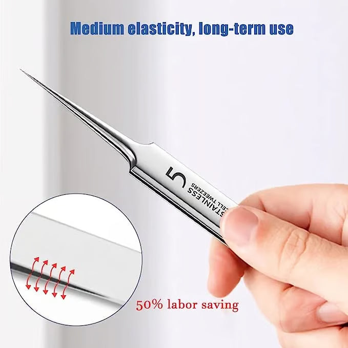 Professional Facial Blackhead Remover Tweezers Set