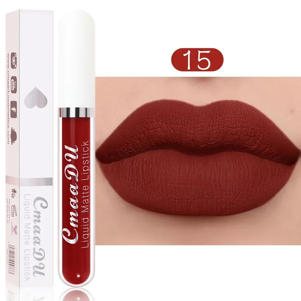 Matte Waterproof Long Lasting Lip Gloss set of 10 PCS