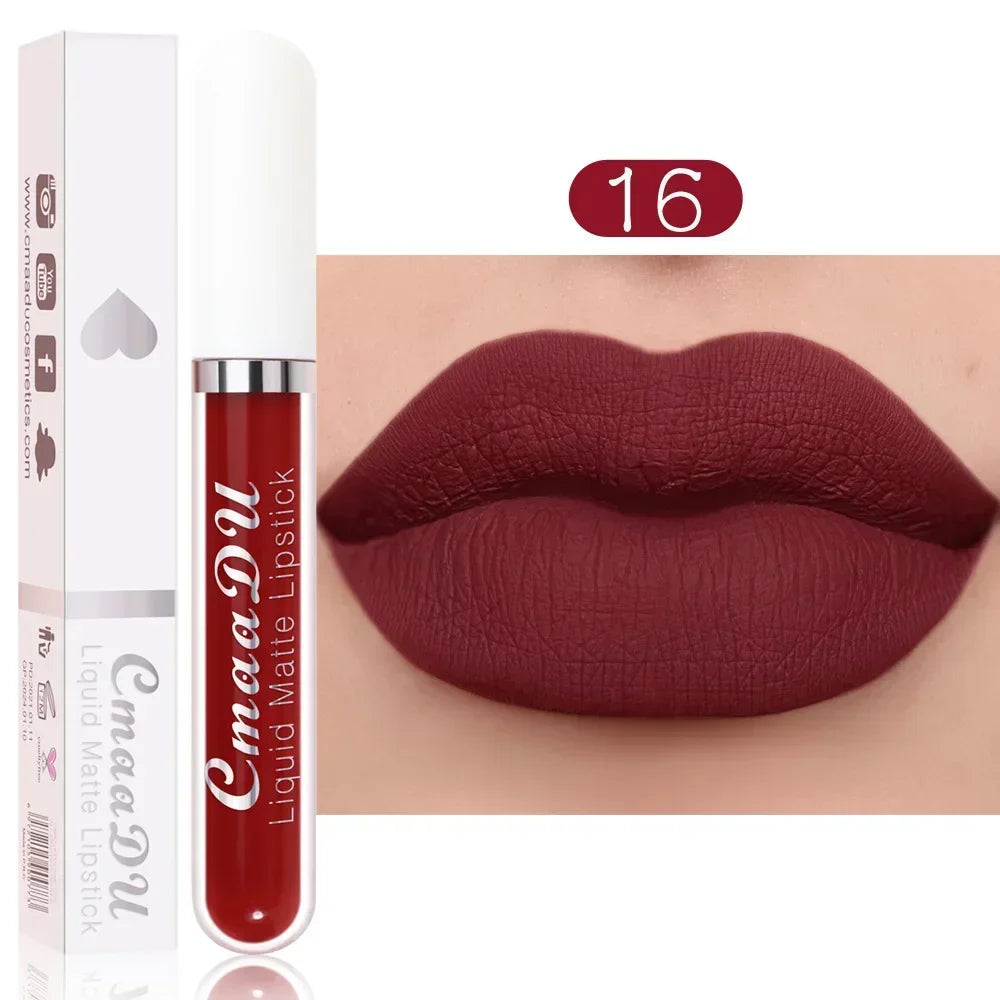 Matte Waterproof Long Lasting Lip Gloss set of 10 PCS