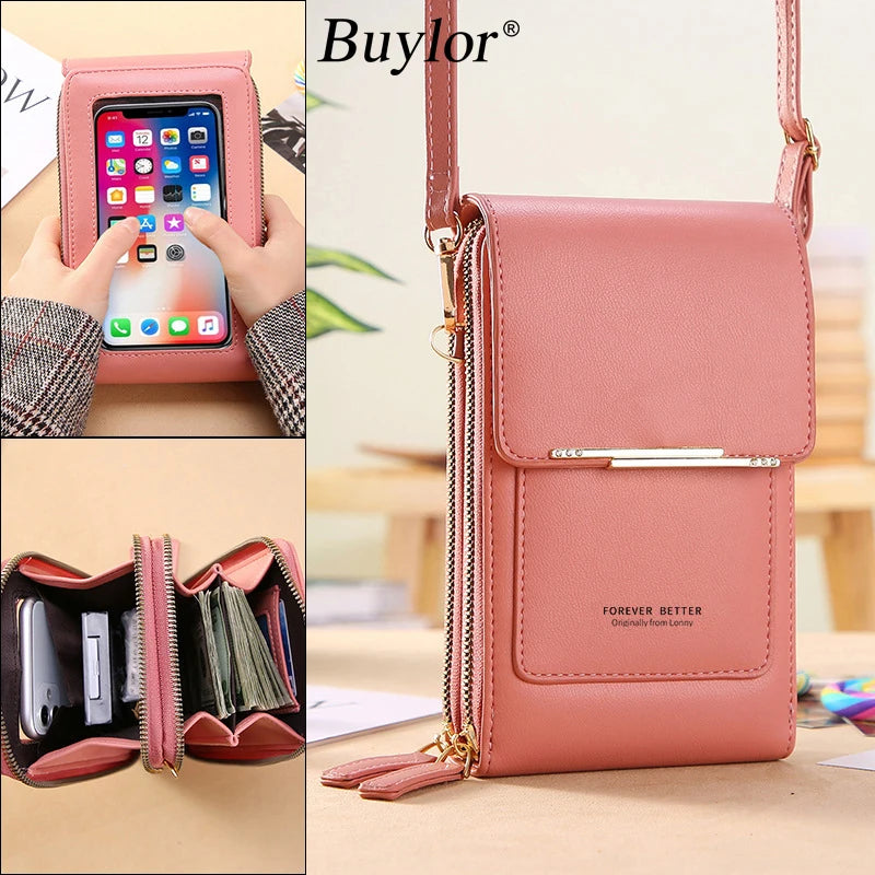 Touchscreen Phone Crossbody Bag