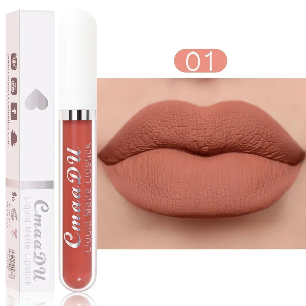 Matte Waterproof Long Lasting Lip Gloss set of 10 PCS