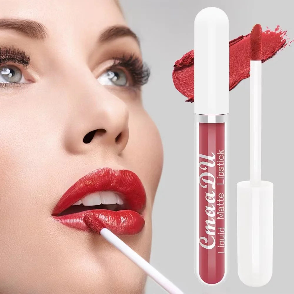Matte Waterproof Long Lasting Lip Gloss set of 10 PCS