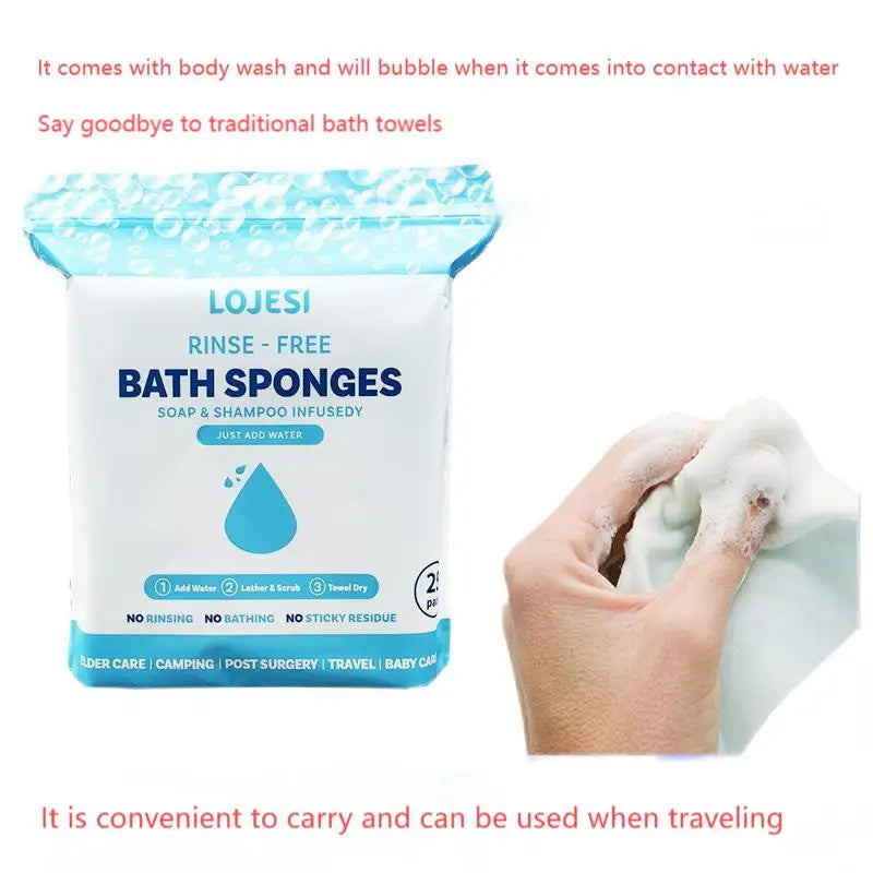 Rinse Free Bathing Wipes - Hypoallergenic & pH Balanced