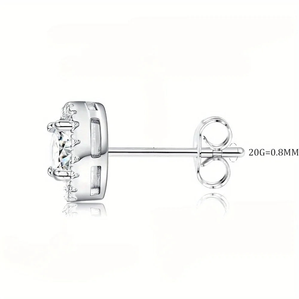 Halo Stud Earrings 4- Pack