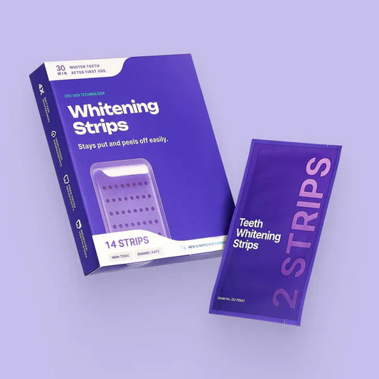Purple Teeth Whitening Strips - 14 strips