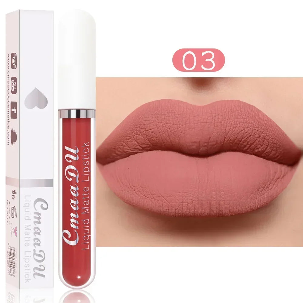 Matte Waterproof Long Lasting Lip Gloss set of 10 PCS