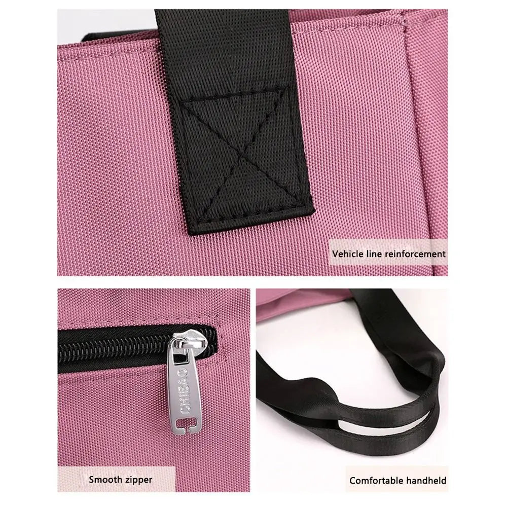 Multi Pocket Nylon Shoulder Bag
