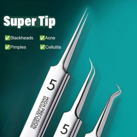 Professional Facial Blackhead Remover Tweezers Set