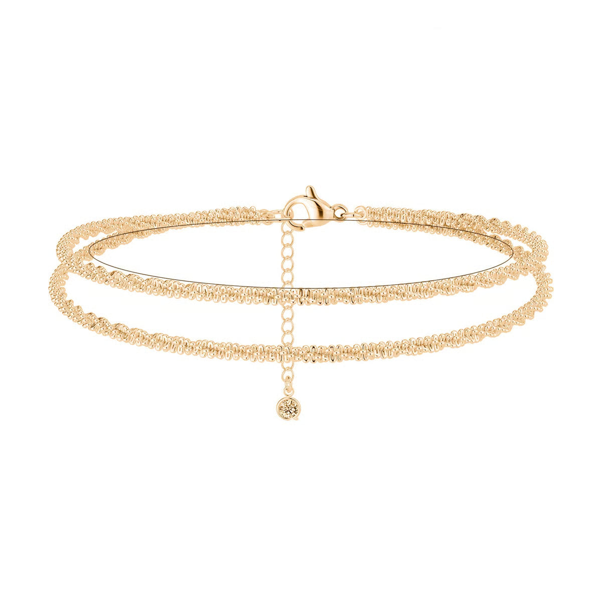 Dainty Layered Anklet For Women