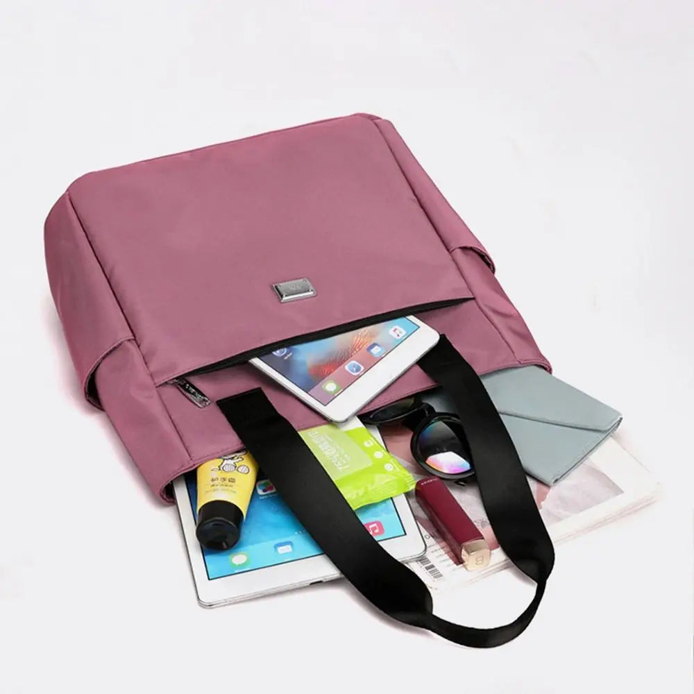 Multi Pocket Nylon Shoulder Bag