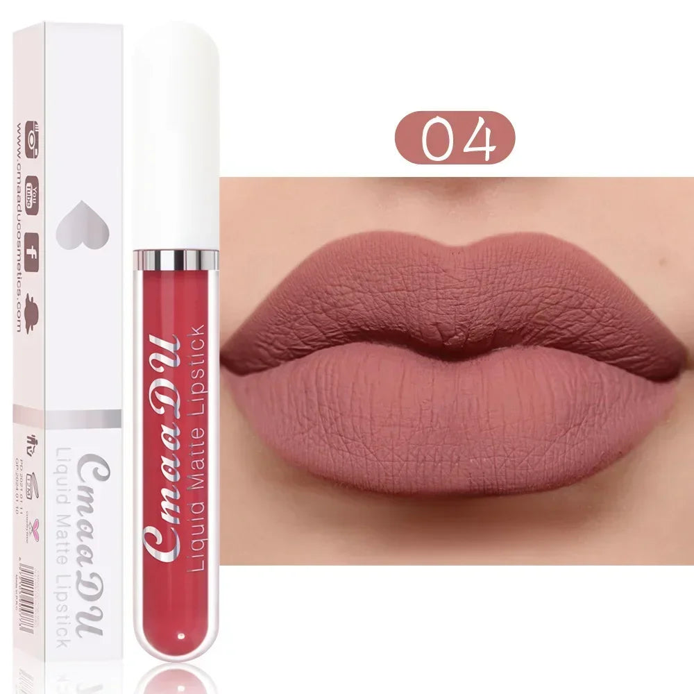 Matte Waterproof Long Lasting Lip Gloss set of 10 PCS
