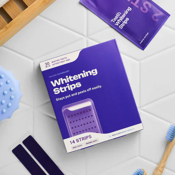 Purple Teeth Whitening Strips - 14 strips