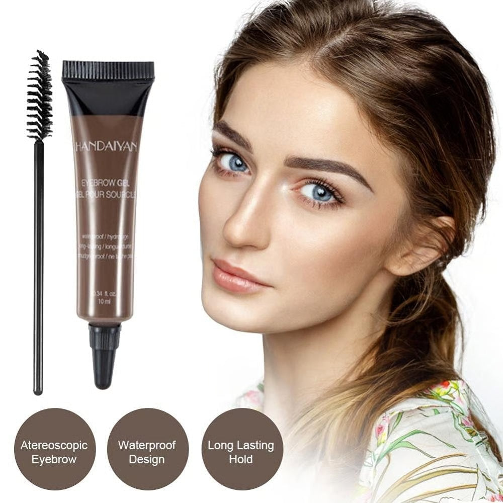 Long-lasting Waterproof Smudge-proof Liquid Eyebrow Gel