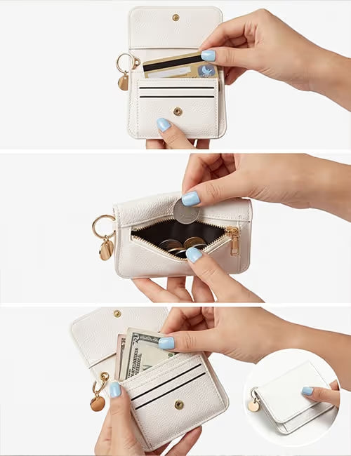 Women’s Elegant Minimalist Short Slim Wallet