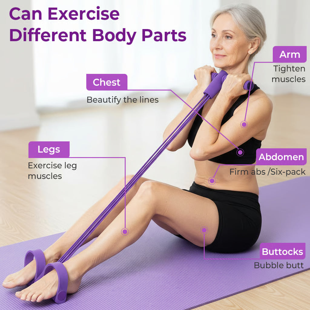 Multifunction Pedal Resistance Band Trainer