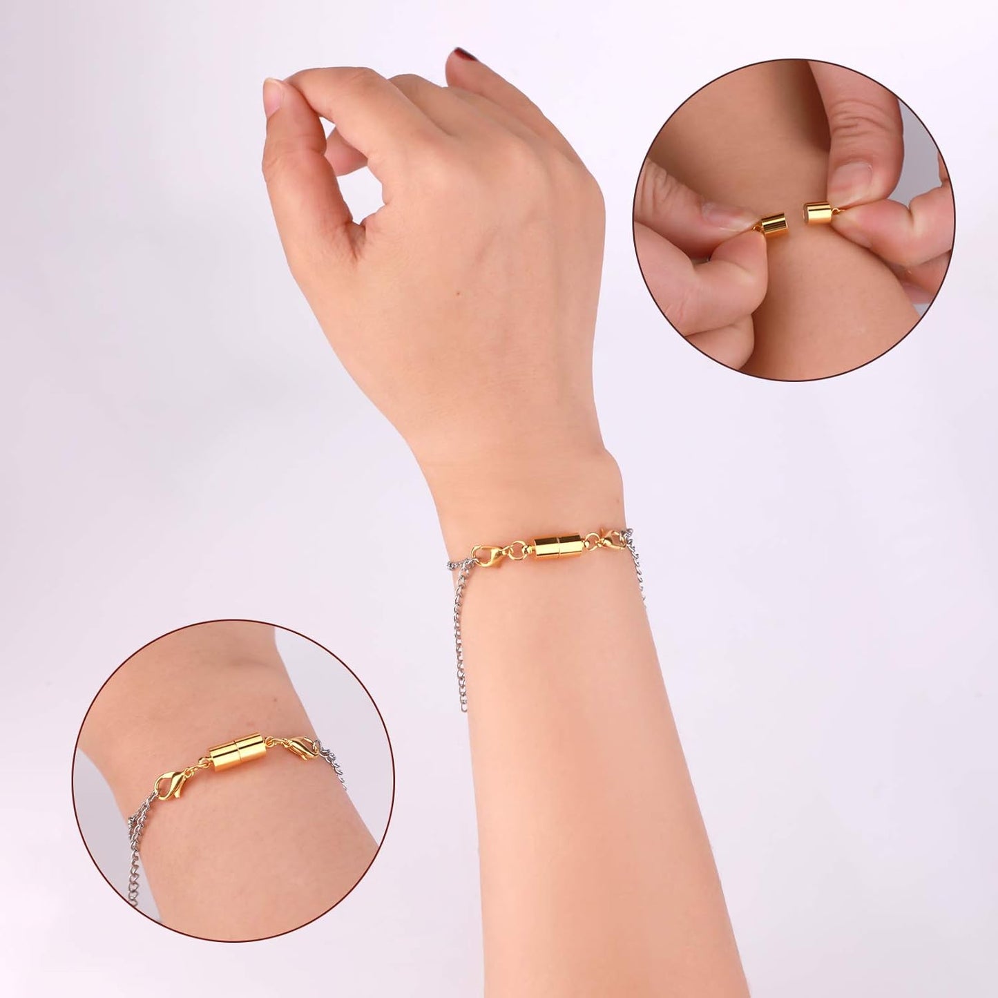 Magnetic Necklace Clasps and Closures set of 12 PCS