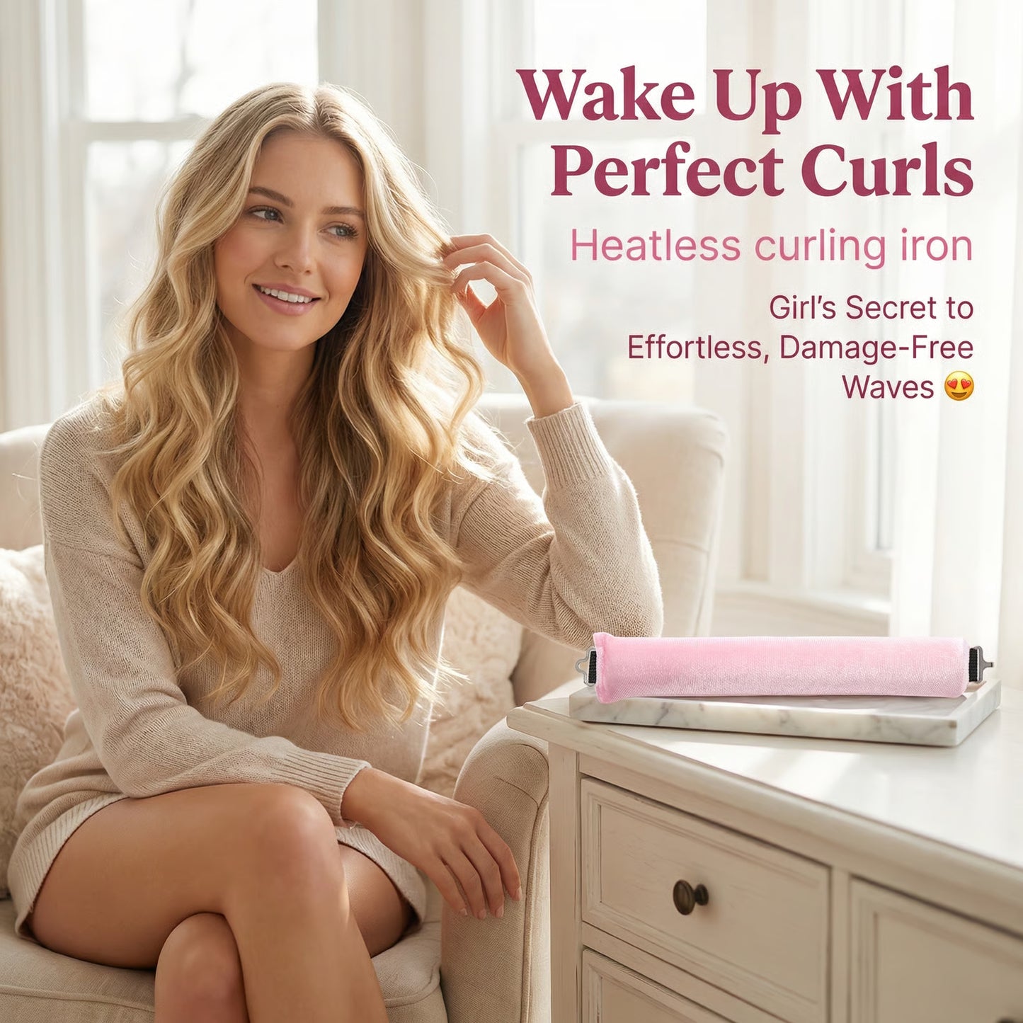 Heatless curling iron set of 6 PCS
