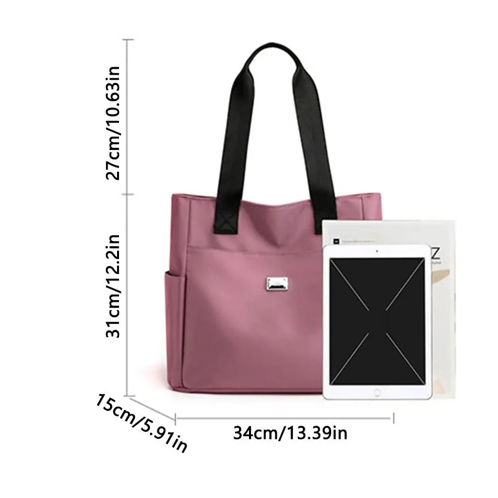Multi Pocket Nylon Shoulder Bag