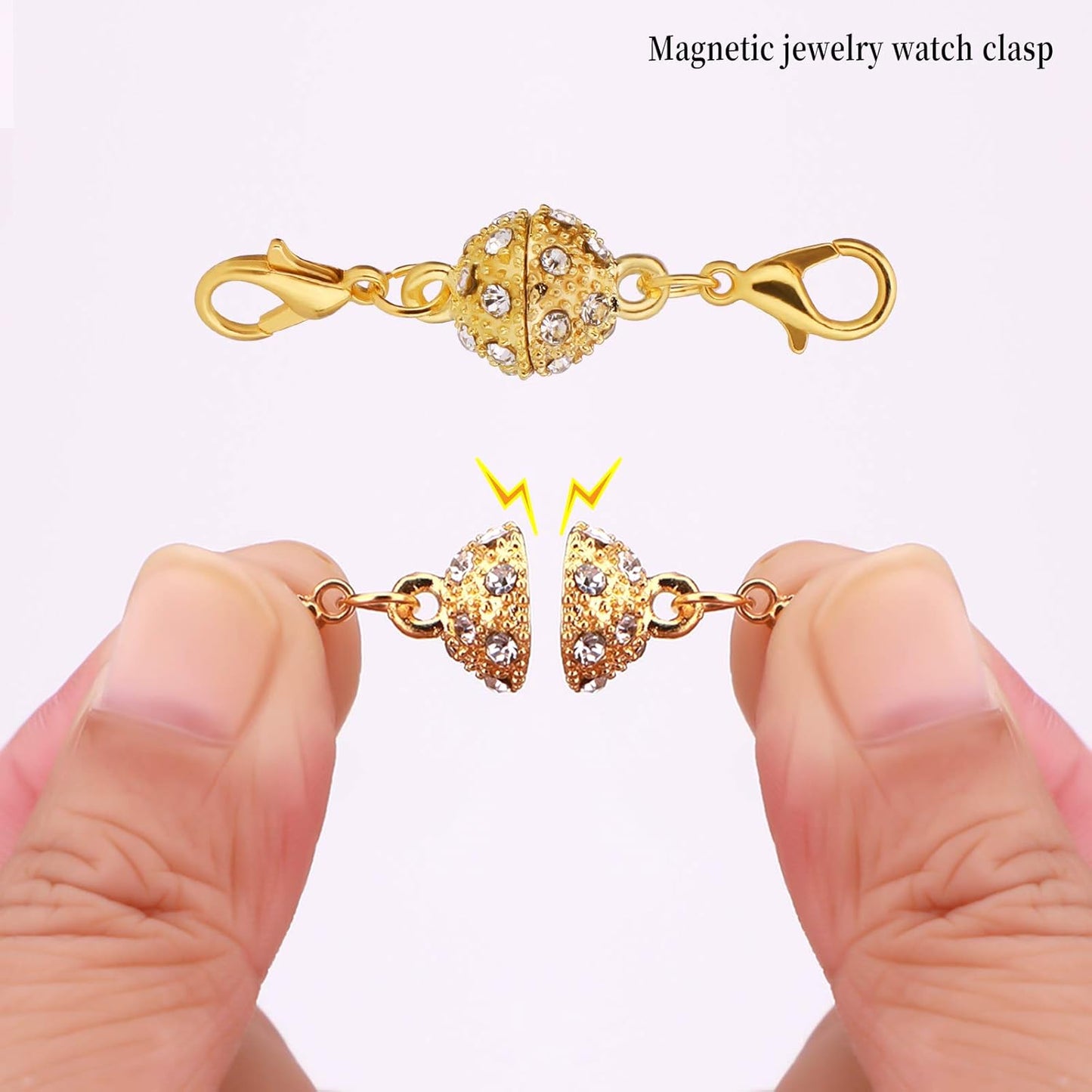 Magnetic Necklace Clasps and Closures set of 12 PCS