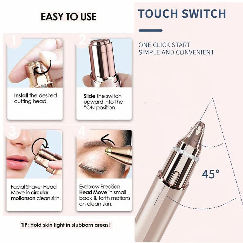 2-in-1 Facial Hair Remover