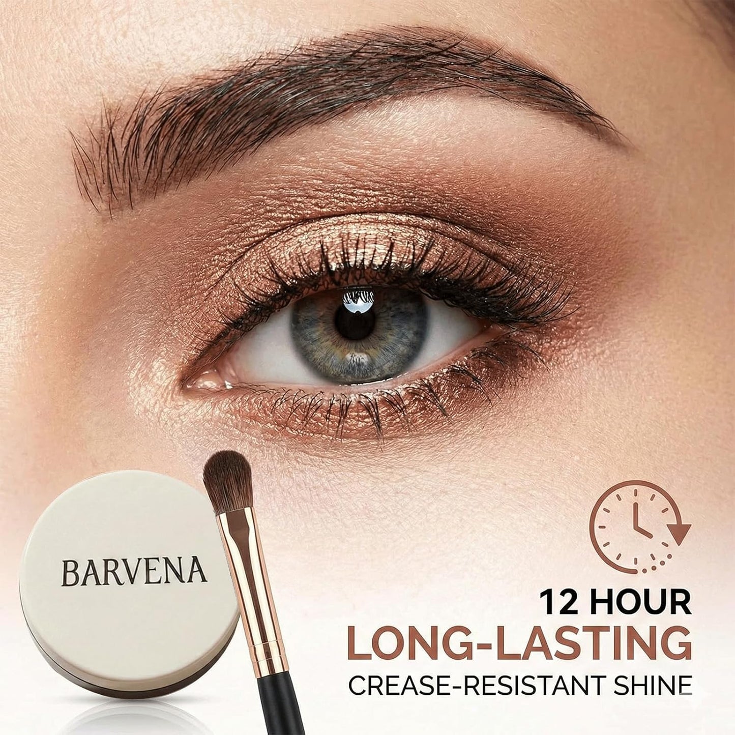 Multicolor Metallic Eyeshadow +Free Brush