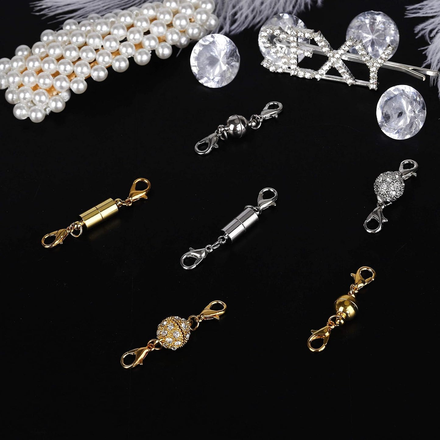 Magnetic Necklace Clasps and Closures set of 12 PCS