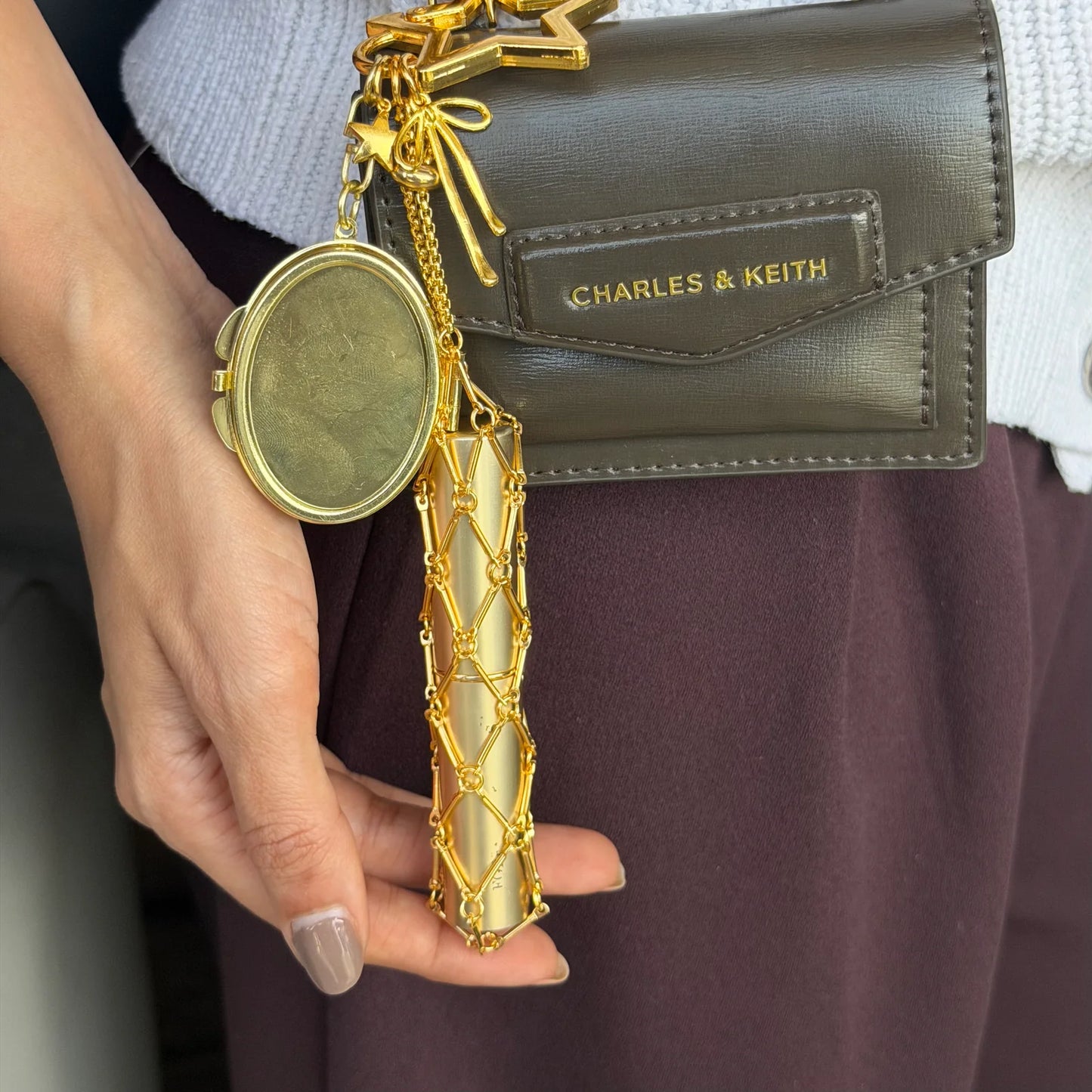 Lipstick Holder Bag Charm