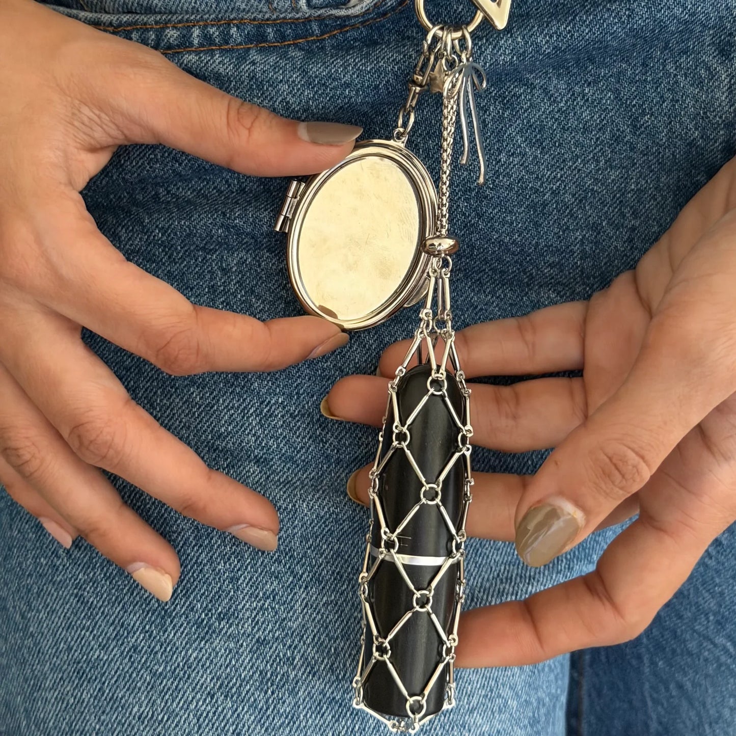 Lipstick Holder Bag Charm