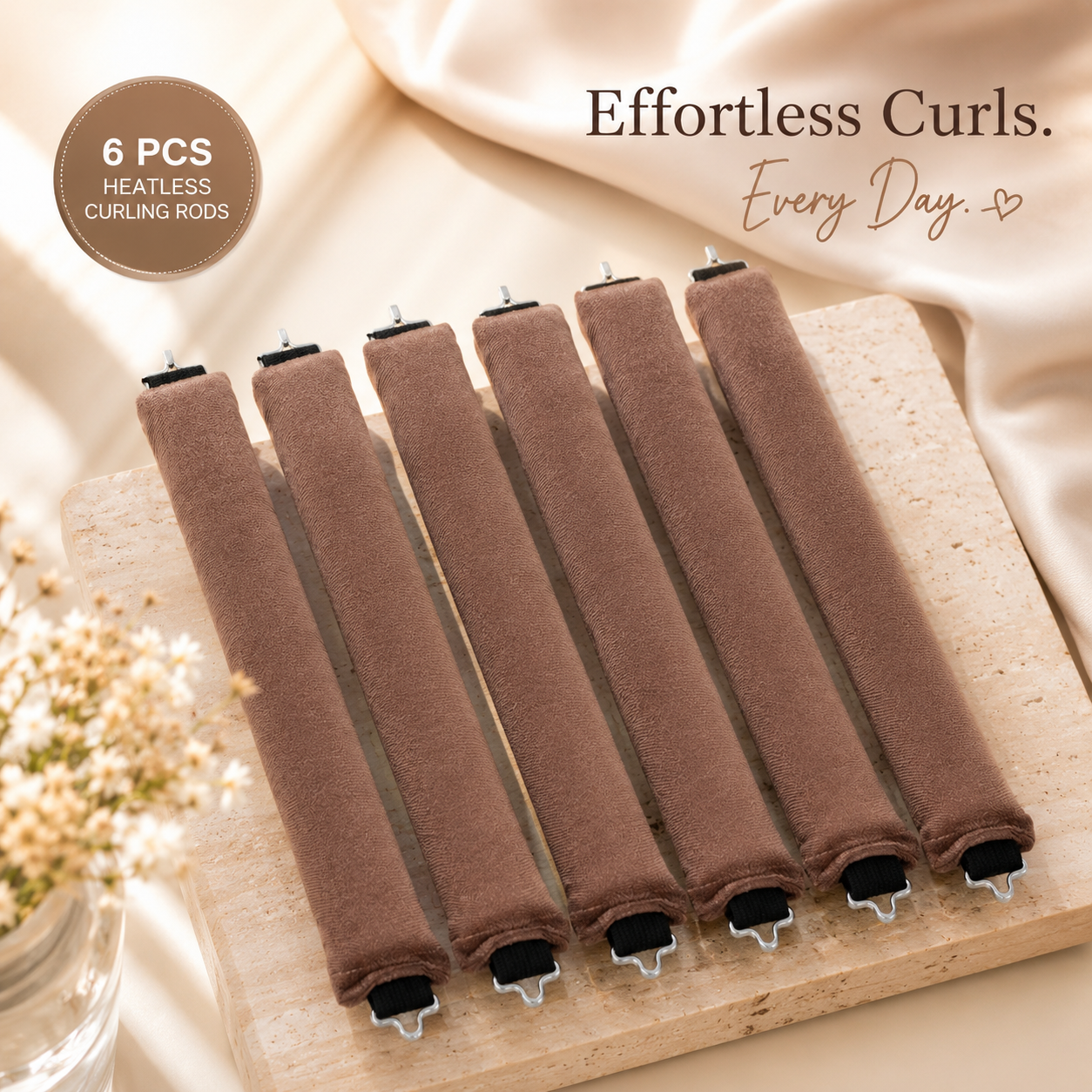 Heatless curling iron set of 6 PCS