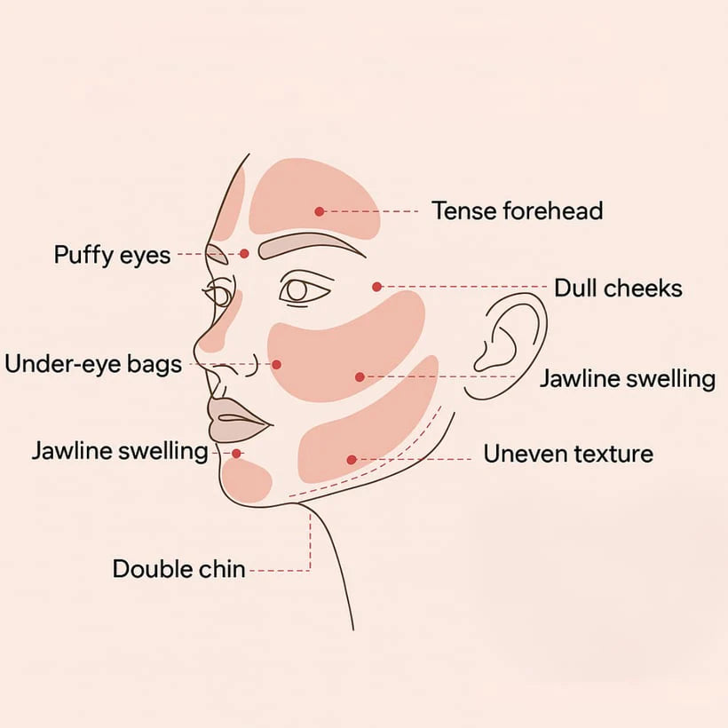 Face Lymphatic Contour Brush