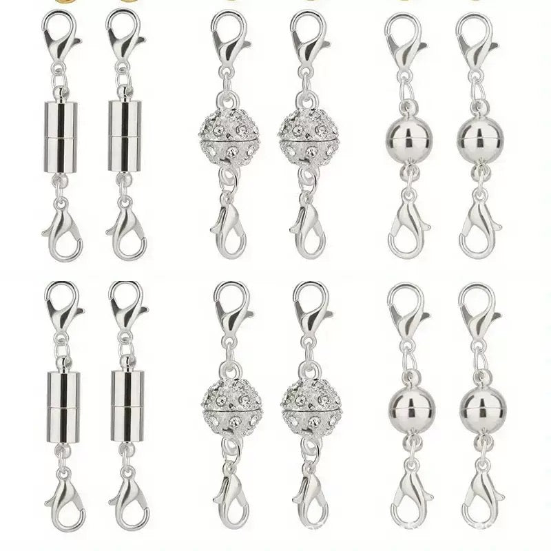 Magnetic Necklace Clasps and Closures set of 12 PCS