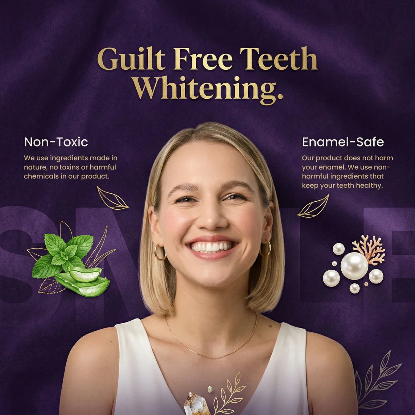Purple Teeth Whitening Strips - 14 strips