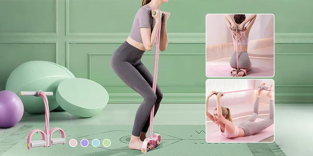 Multifunction Pedal Resistance Band Trainer