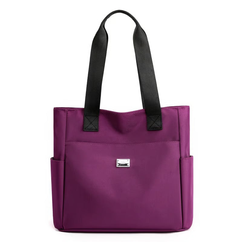 Multi Pocket Nylon Shoulder Bag