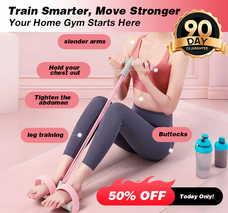 Multifunction Pedal Resistance Band Trainer