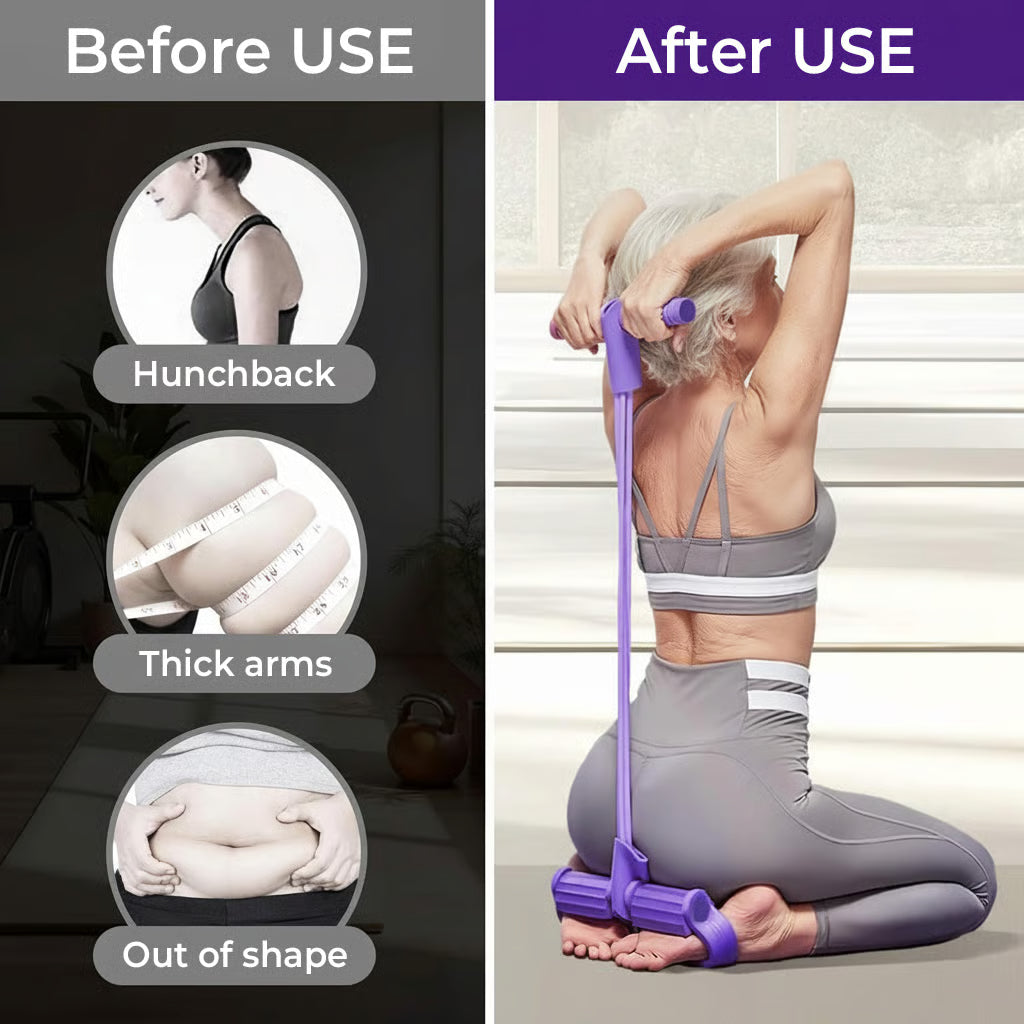 Multifunction Pedal Resistance Band Trainer