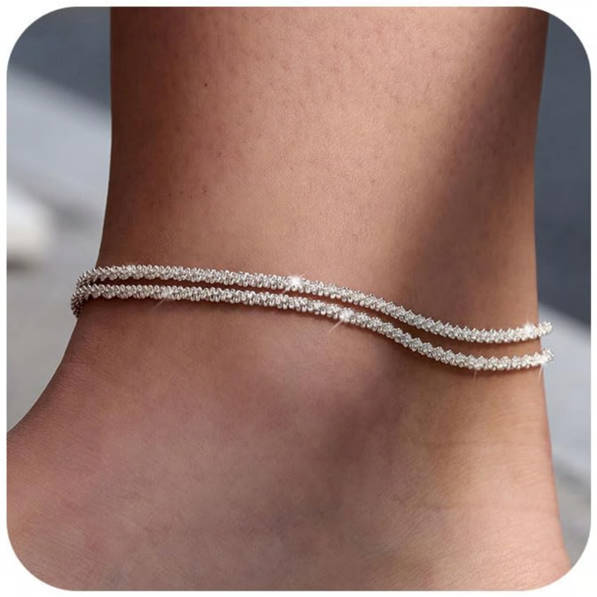 Dainty Layered Anklet For Women