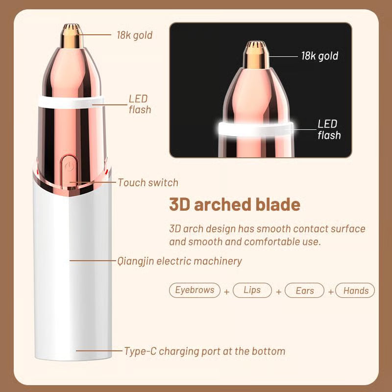 2-in-1 Facial Hair Remover