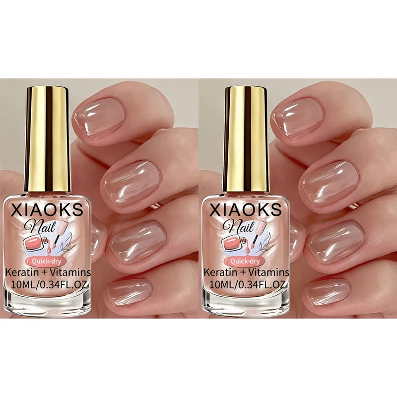 Lilac Glossy Mirror Nail Strengthener