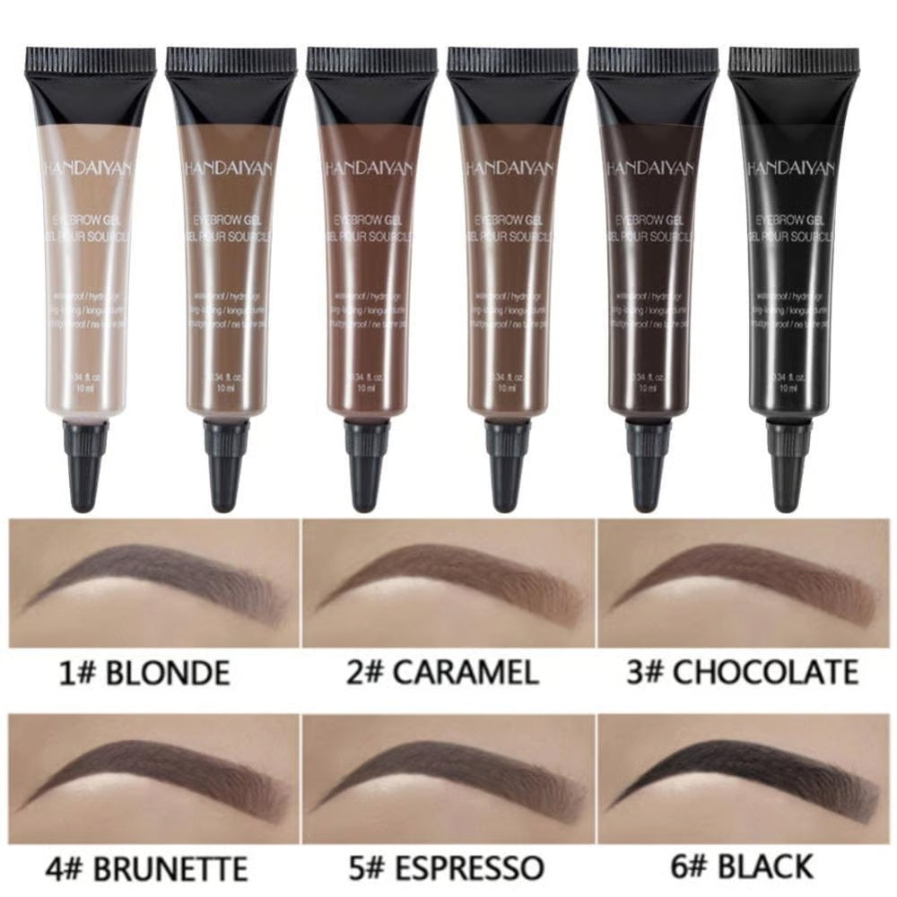Long-lasting Waterproof Smudge-proof Liquid Eyebrow Gel
