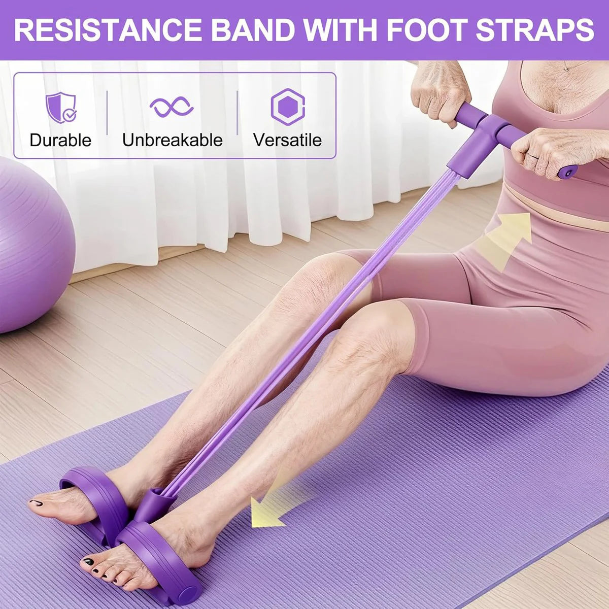 Multifunction Pedal Resistance Band Trainer