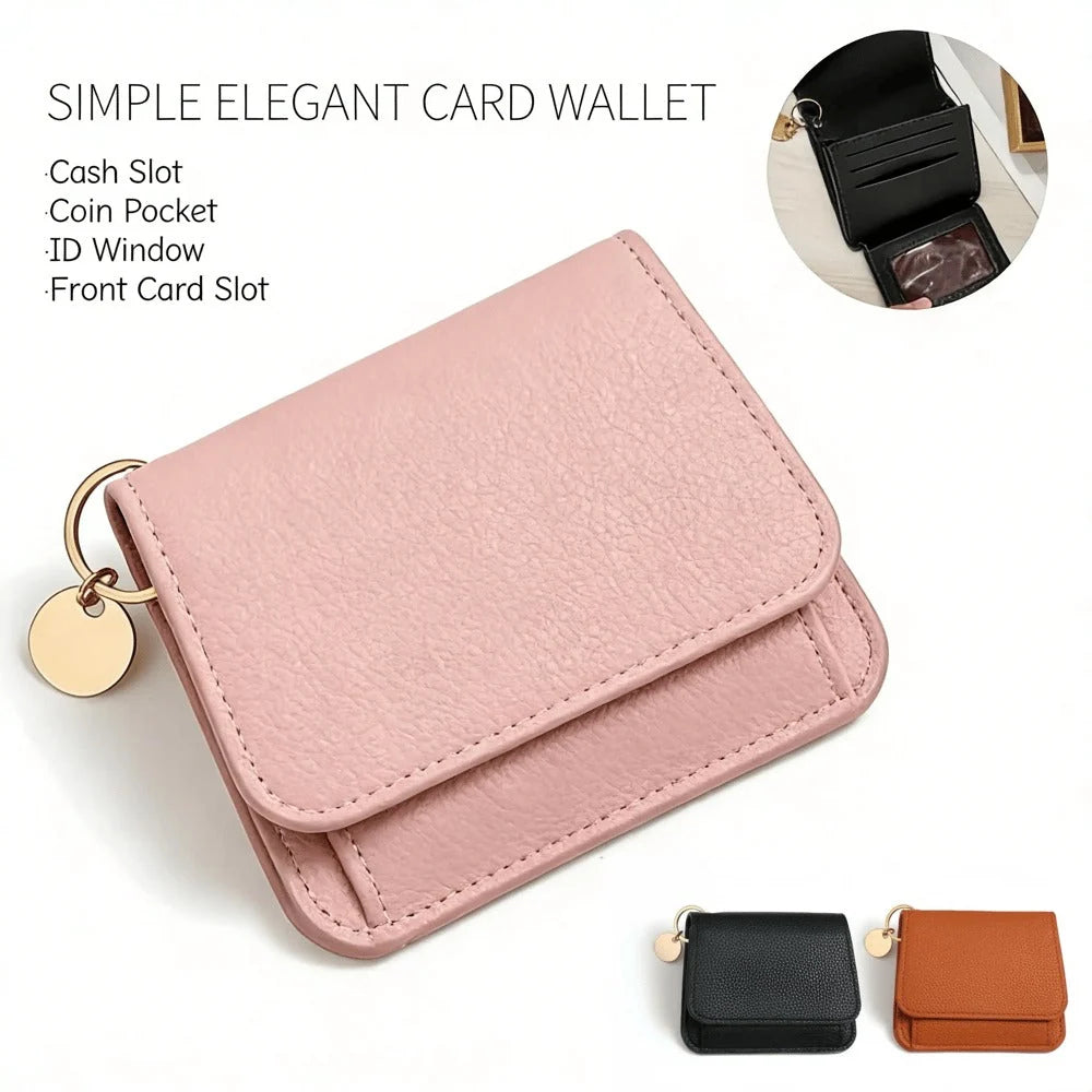 Women’s Elegant Minimalist Short Slim Wallet