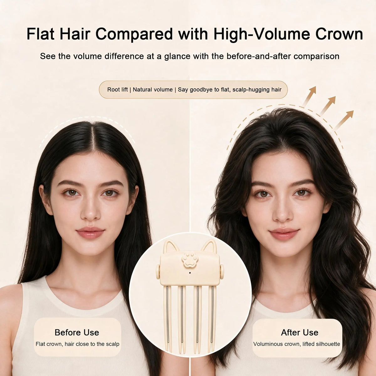 Root Volumizing Heating Comb