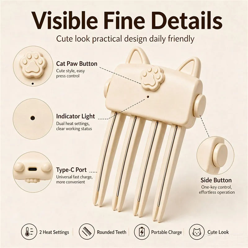 Root Volumizing Heating Comb