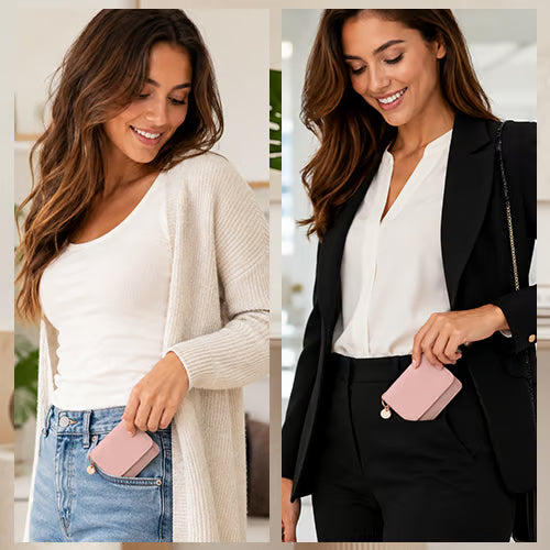Women’s Elegant Minimalist Short Slim Wallet
